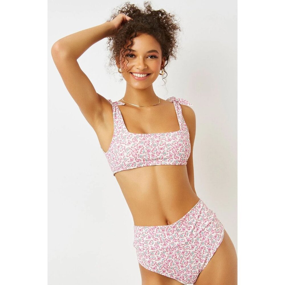 Frankies Bikinis NWT Papillon Bikini Set Kendall Top Alexis Bottom size Medium - Picture 8 of 8